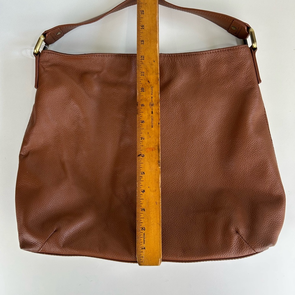 KOOBA SOFT SLOUCHY TAN PEBBLE LEATHER HOBO OVERSIZED SHOULDER PURSE BAG - Picture 7 of 13